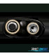 FARI VOLKSWAGEN VW GOLF 4 97-03 ANGEL EYES R32 FONDO NERO