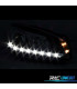 FARI PER VOLKSWAGEN VW GOLF MK6 08-12 DRL FONDO NERO