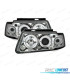 FARI PER VOLKSWAGEN VW PASSAT 3B 96-00 ANGEL EYES FONDO CROMATO