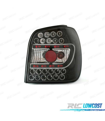 FANALI VOLKSWAGEN VW POLO 6N 94-99 LED SFONDO NERO