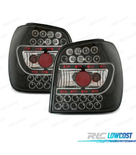 FANALI VOLKSWAGEN VW POLO 6N 94-99 LED SFONDO NERO