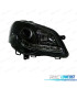 FARI PER VOLKSWAGEN VW POLO 9N3 05-09 LUCE DIURNA SFONDO NERO