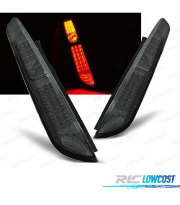 FANALI PER FORD FOCUS MK2 08-11 LED CROMATO FUMÉ