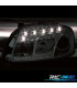FARI PER VOLKSWAGEN VW TOURAN 03-06 LUCE DIURNA FONDO CROMATO