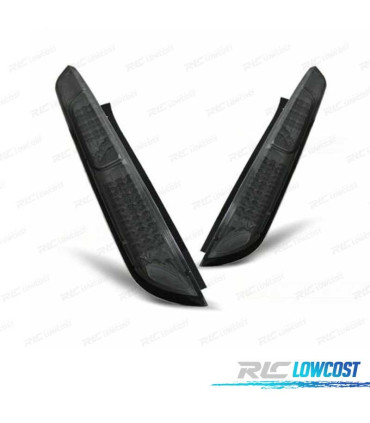 FANALI PER FORD FOCUS MK2 08-11 LED CROMATO FUMÉ