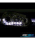 FARI VOLKSWAGEN VW GOLF MK5 03-08 LUCE DIURNA LED FONDO CROMATO