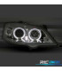 FARI PER OPEL ASTRA G 97-04 ANGEL EYES CCFL FONDO CROMATO
