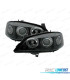 FARI PER OPEL ASTRA G 97-04 ANGEL EYES FONDO NERO H7-H7