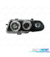 FARI PER OPEL ASTRA F 94-98 ANGEL EYES FONDO NERO H1-H1