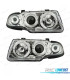 FARI PER OPEL ASTRA F 94-98 ANGEL EYES CROMATI FONDO H1-H1