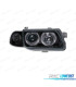 FARI PER OPEL ASTRA F 94-98 ANGEL EYES FONDO NERO H1-H7