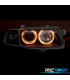 FARI PER OPEL ASTRA F 94-98 ANGEL EYES FONDO NERO H1-H7