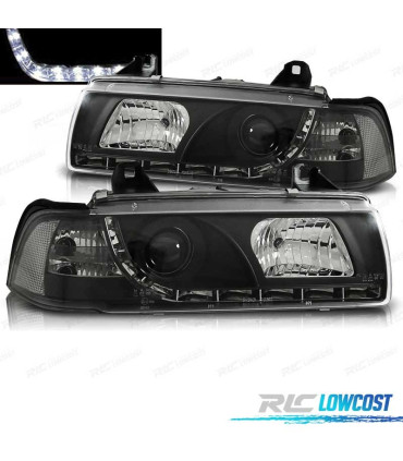 FARI BMW E36 90-99 LUCE DIURNA NERO
