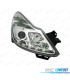FARI PER OPEL CORSA D 06-10 LUCE DIURNA A LED FONDO CROMATO