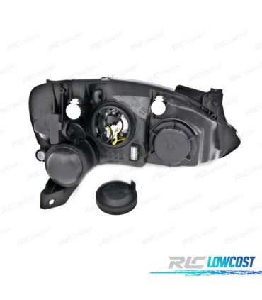 FARI PER OPEL CORSA C 00-06 FONDO CROMATO