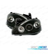 FARI PER OPEL CORSA C 00-06 ANGEL EYES FONDO NERO H1-H1