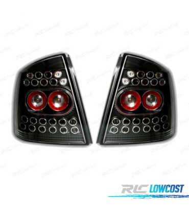 FANALI OPEL ASTRA G 3P 5P 97-04 LED FONDO NERO