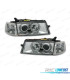 FARI PER OPEL VECTRA A 88-95 ANGEL EYES FONDO CROMATO