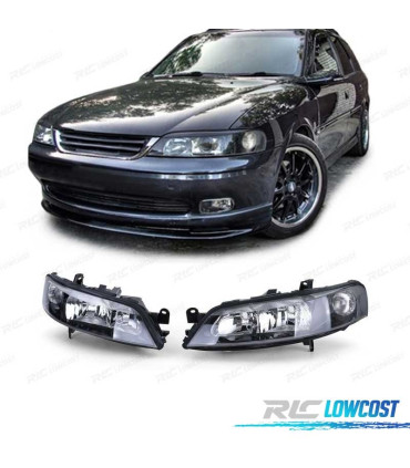 FARI PER OPEL VECTRA B 99-02 FONDO NERO