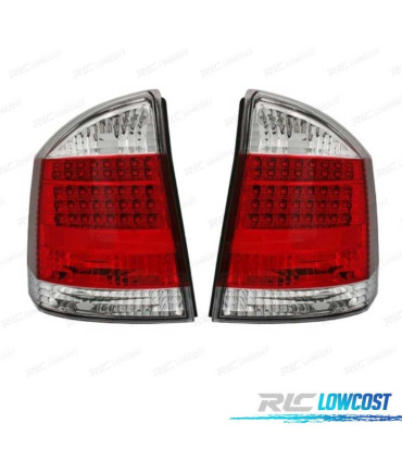 FANALI PER OPEL VECTRA C 02-08 LED ROSSO CROMATO