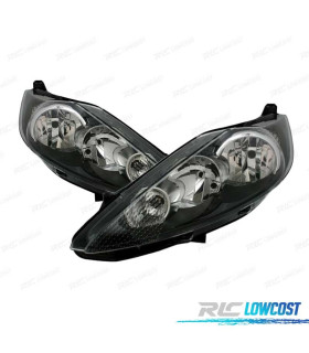 FARI PER FORD FIESTA 08-12 COLORE NERO OPACO