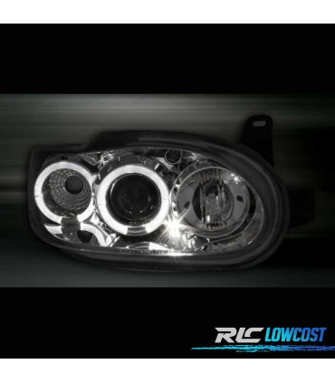 FARI PER FORD ESCORT 95-00 ANGEL EYES FONDO CROMATO