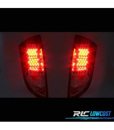 FANALI A LED PER FORD FOCUS MK1 98-04 FONDO NERO