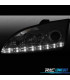 FARI FORD FOCUS 04-08 LUCE DIURNA REALE FONDO CROMATO