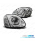 FARI PER MERCEDES CLASSE SLK R170 96-04 FONDO CROMATO