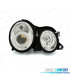 FARI PER MERCEDES CLASSE CLK W208 98-02 ANGEL EYES FONDO CROMATO