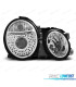 FARI PER MERCEDES CLASSE CLK W208 98-02 LENTE A LENTE CROMATO