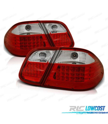 FANALI PER MERCEDES CLK W208 97-02 ROSSO CROMATO