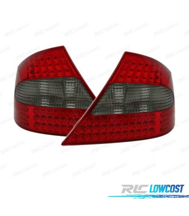 FANALI PER MERCEDES CLK W209 05-10 LED ROSSO AFFUMICATO