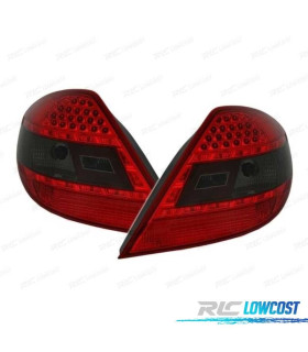 FANALI PER MERCEDES SLK R171 LED ROSSO AFFUMICATO