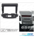 Telaio grigio scuro radio 2-DIN da 9" per Citroen C-Crosser Mitsubishi Outlander XL Peugeot 4007.