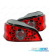 FANALI PER PEUGEOT 106 96-04 LED SFONDO ROSSO