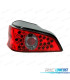 FANALI PER PEUGEOT 106 96-04 LED SFONDO ROSSO