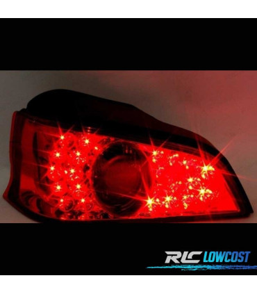 FANALI PER PEUGEOT 106 96-04 LED SFONDO ROSSO