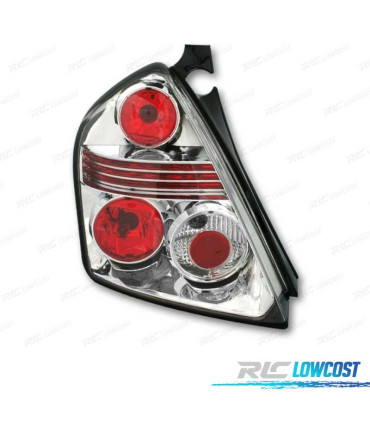 FANALI FIAT STILO 01-08 FONDO CROMATO