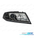 FARI PER SKODA OCTAVIA 05-08 LUCE DIURNA A LED FONDO CROMATO