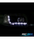 FARI PER RENAULT CLIO 92-97 LUCE DIURNA A LED FONDO NERO