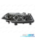 FARI PER RENAULT MEGANE 02-05 ANGEL EYES LED FONDO CROMATO