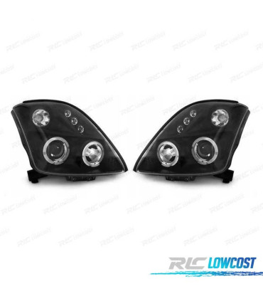 FARI PER SUZUKI SWIFT 05-10 ANGEL EYES FONDO NERO
