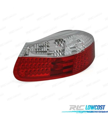 FANALI PORSCHE BOXSTER 986 LED ROSSO CROMATO