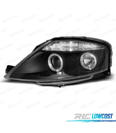 FARI PER CITROEN C3 03-09 ANGEL EYES FONDO NERO