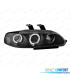 FARI PER HONDA CIVIC 92-95 ANGEL EYES SFONDO NERO
