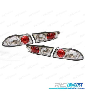 FANALI ALFA ROMEO 156 97-07 FONDO CROMATO