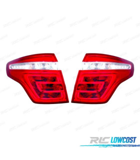 FANALI PER CITROEN C4 PICASSO 06-11 ROSSO CROMATO