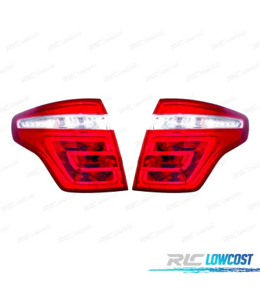 FANALI PER CITROEN C4 PICASSO 06-11 ROSSO CROMATO
