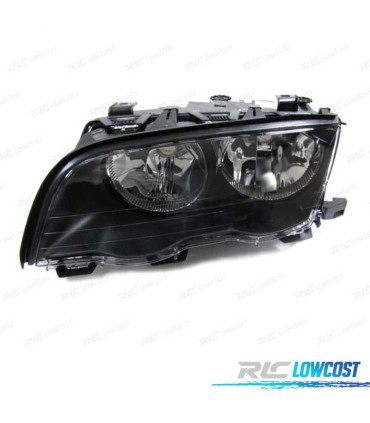 FARI PER BMW SERIE 3 E46 4 PORTE 98-01 FONDO NERO
